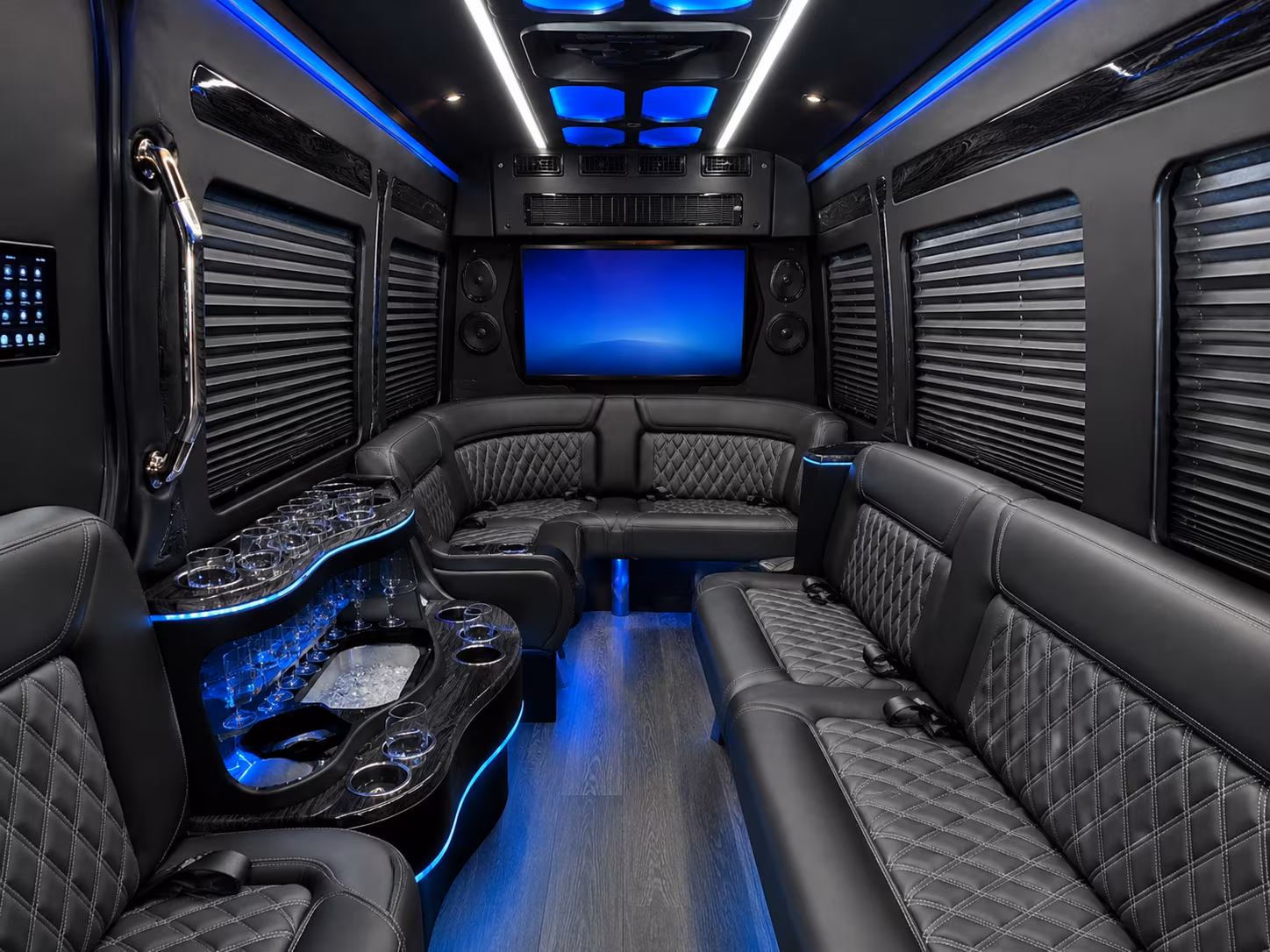 every bus size for every prom group from small friend groups to full class shuttles