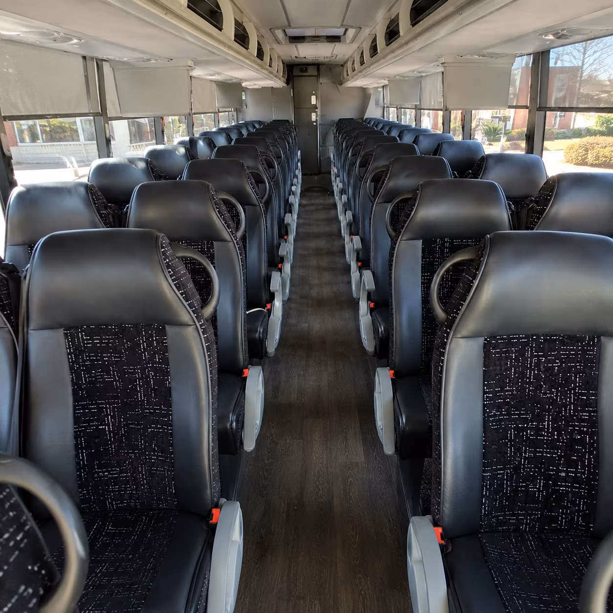 meriden charter bus interior